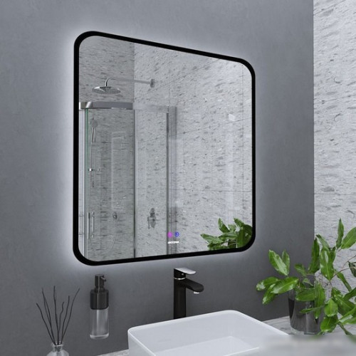 Grossman Зеркало Elegans-норма Black LED 1780802 (с сенсорным выключателем и подогревом)