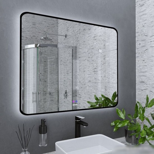 Grossman Зеркало Elegans-норма Black LED 1790802 (с сенсорным выключателем и подогревом)