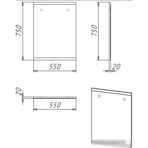 Grossman Зеркало Бруно 55 205506