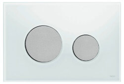 Кнопка для инсталляции TECEloop для унитаза (белый - хром матовый) 9240659